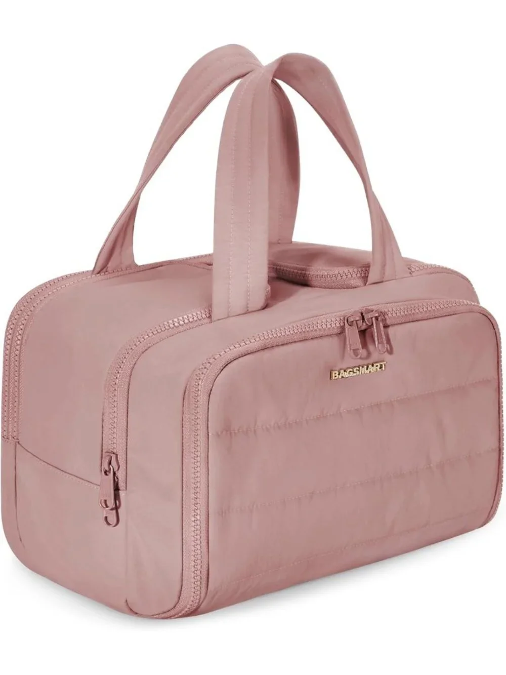 Lightweight Large Travel Toiletry Bag for Women - Wide-Open Makeup Organizer
